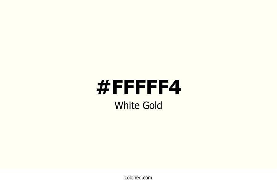 White Gold Color