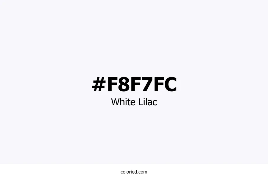 White Lilac Color