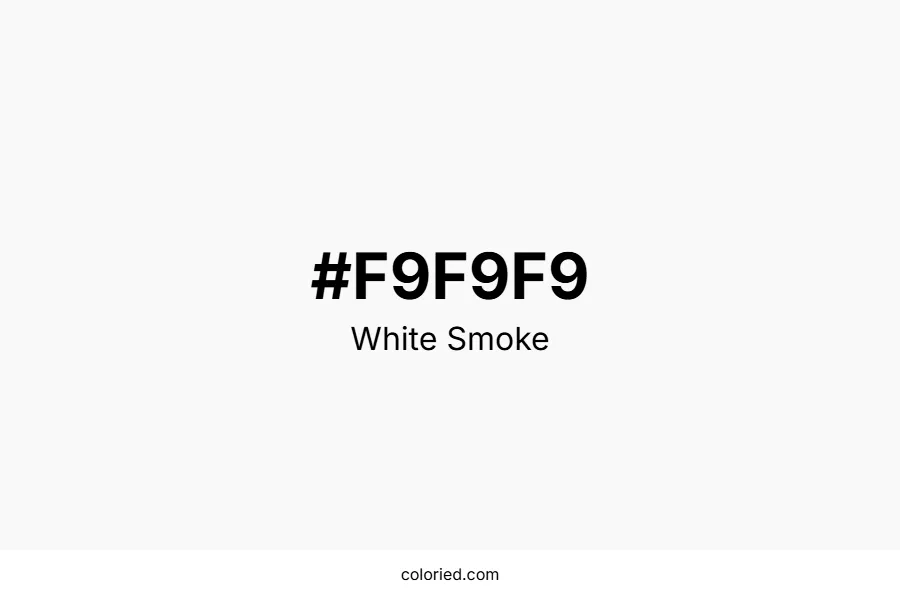 White Smoke Color Hex Code