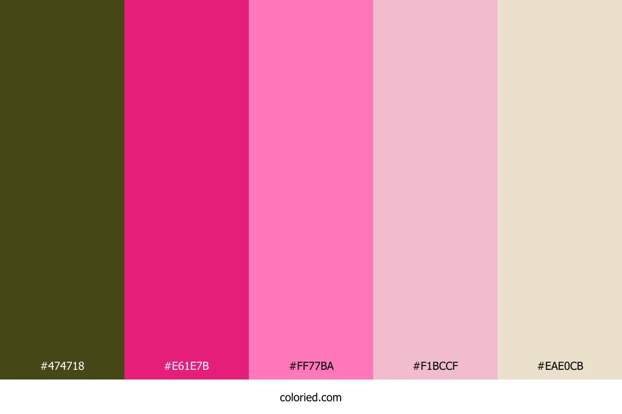 Wild Rose Citrus Color Palette