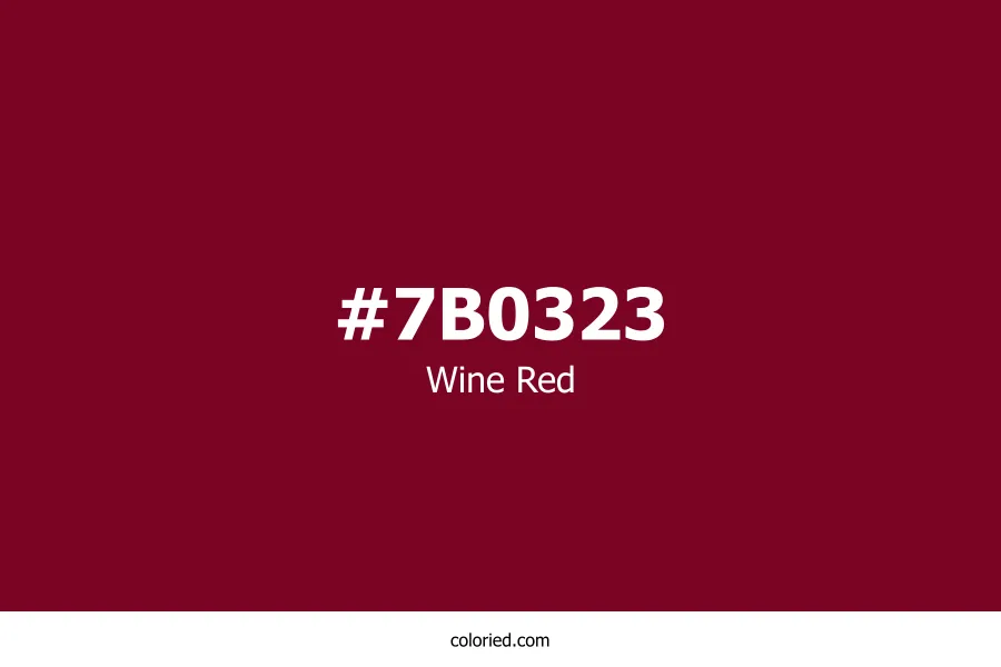 Wine Red Color