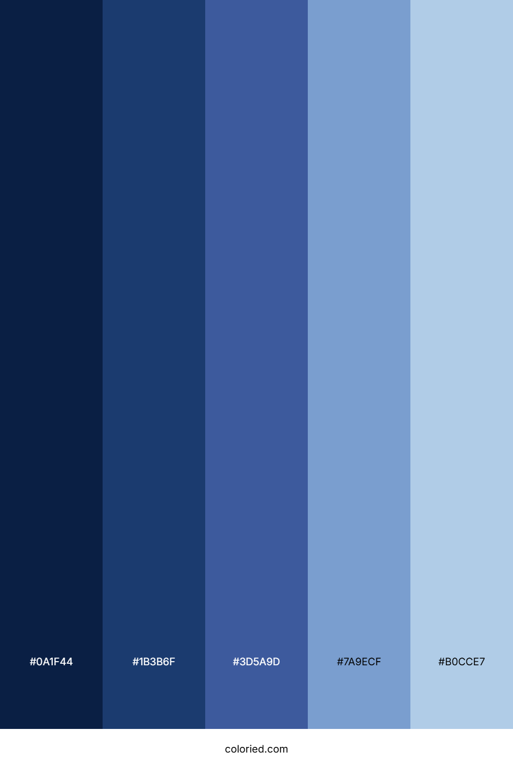 Winter Blues Color Palette