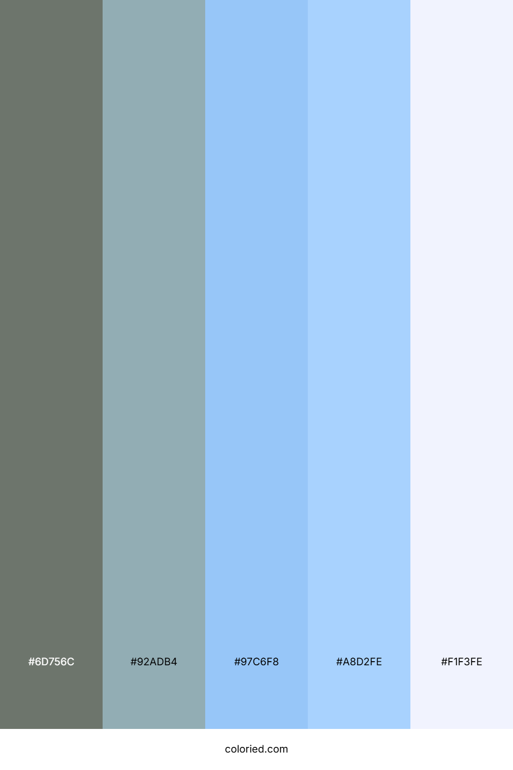 Winter Sky Haze Color Palette