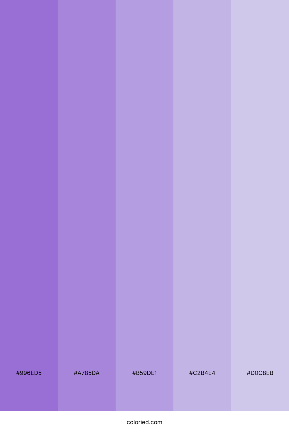 Wisteria Bloom Haze Color Palette