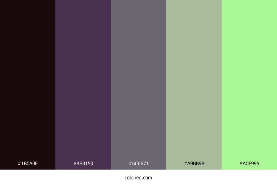 Witch Blood Moon Color Palette