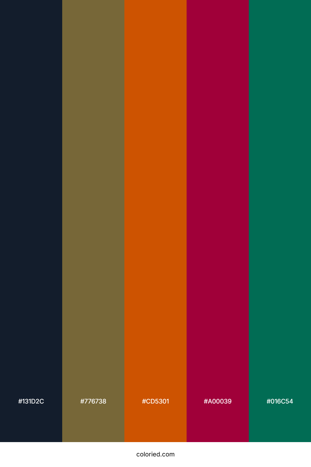 Witch Midnight Garden Color Palette