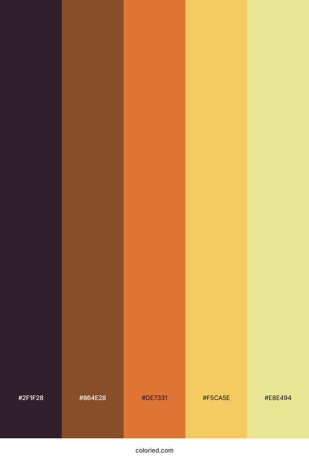 Witching Hour Sunset Color Palette