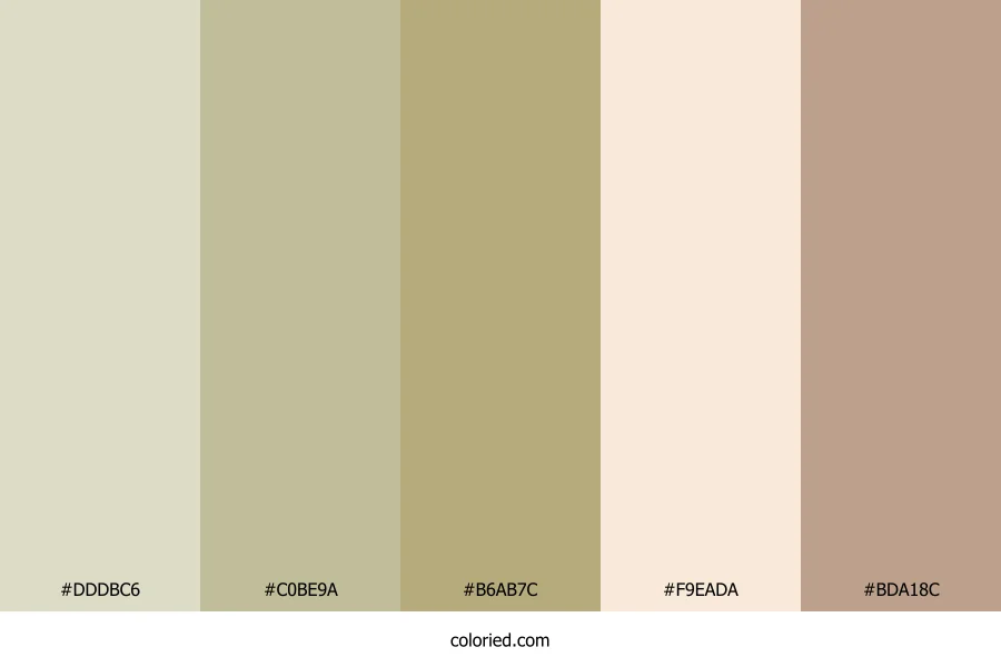 Woven Linen Sage Color Palette
