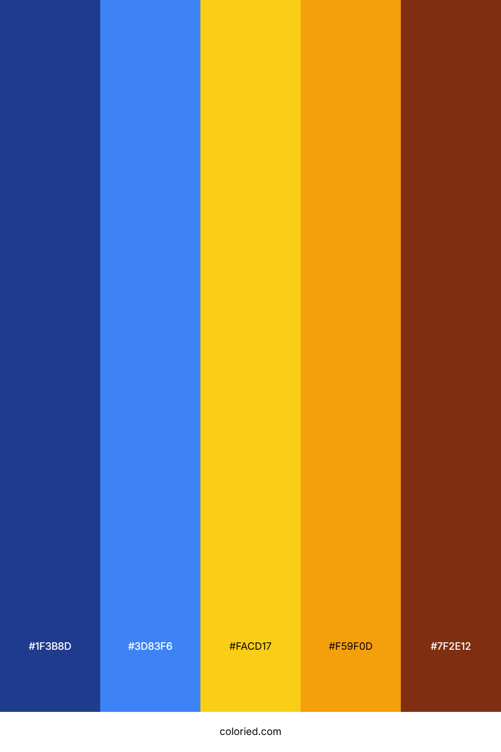 Yellow Blue Gradient Color Palette