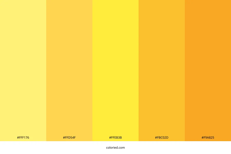 Yellow Color Palette