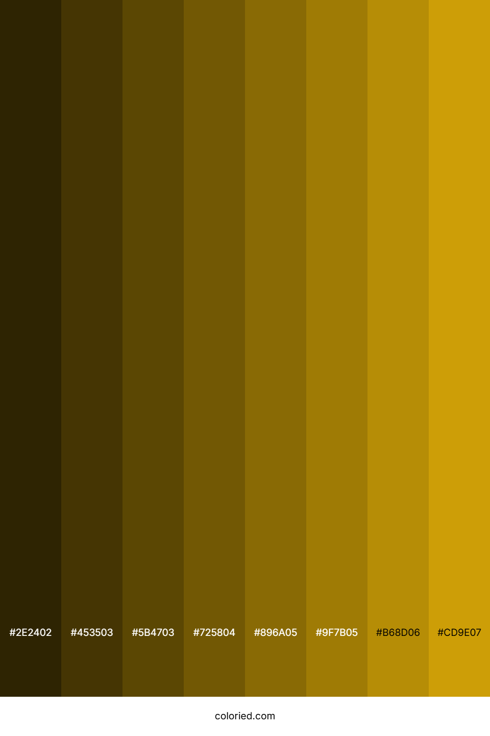 Yellow Ochre Color Shades