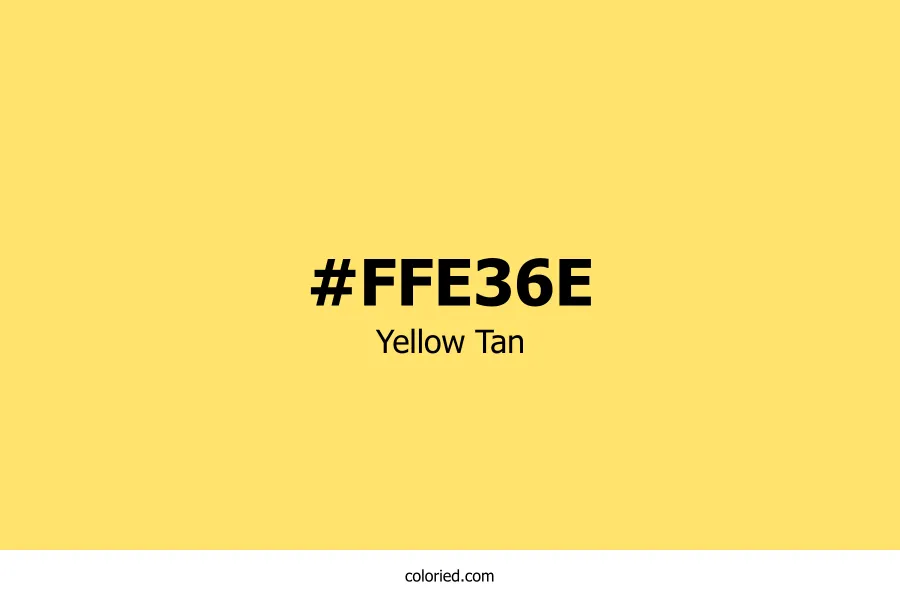 Yellow Tan Color