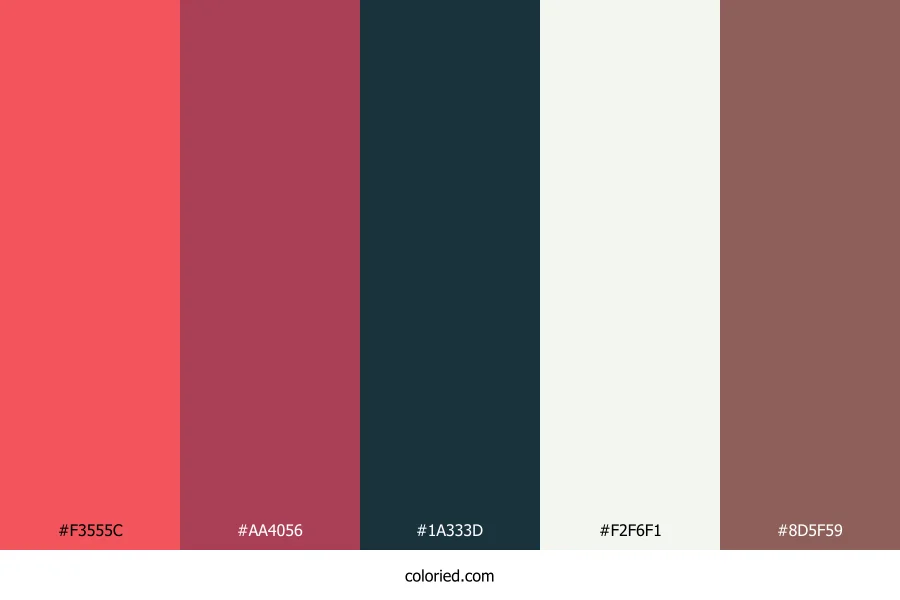 Yuletide Berry Frost Color Palette