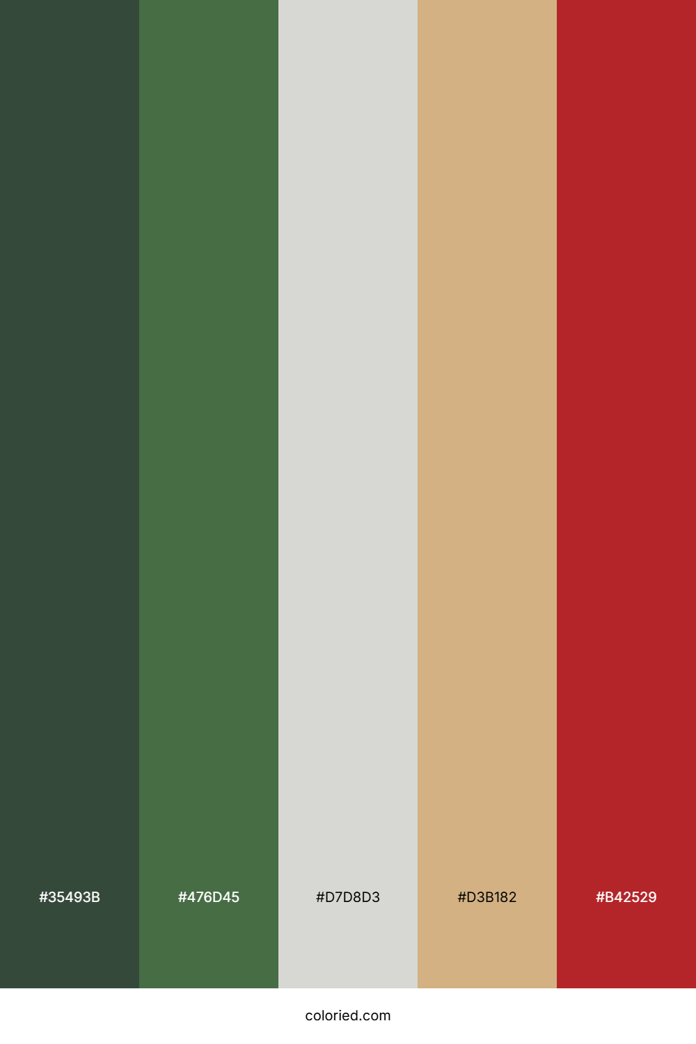 Yuletide Gift Box Color Palette