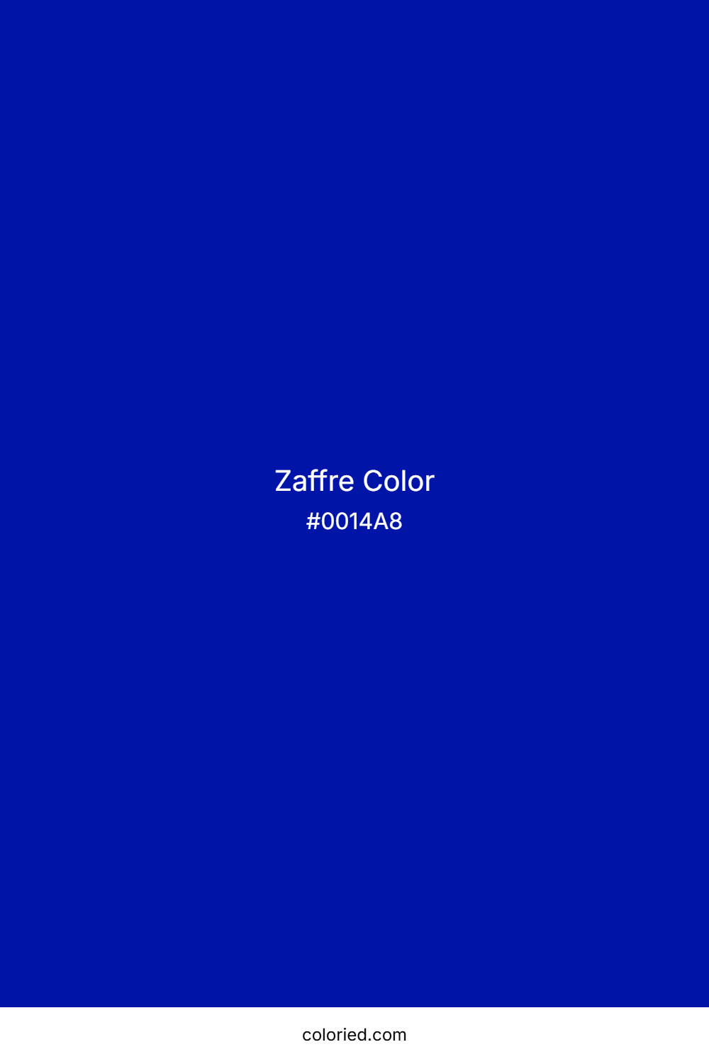 Zaffre Color