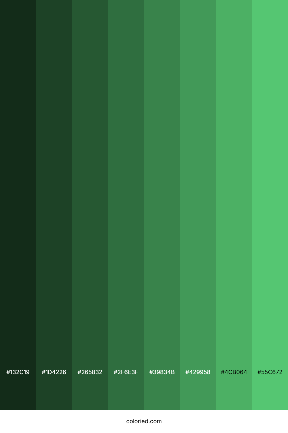 Zombie Green Color Shades